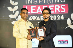 Dr. Chittaranjan Shastri with Aman Gupta at the Inspiring Leaders Awards 2024
