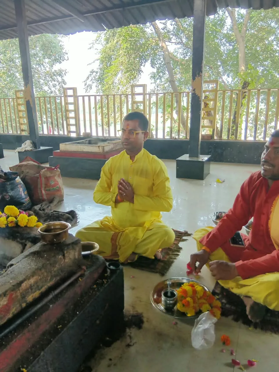 A visit to a sacred place